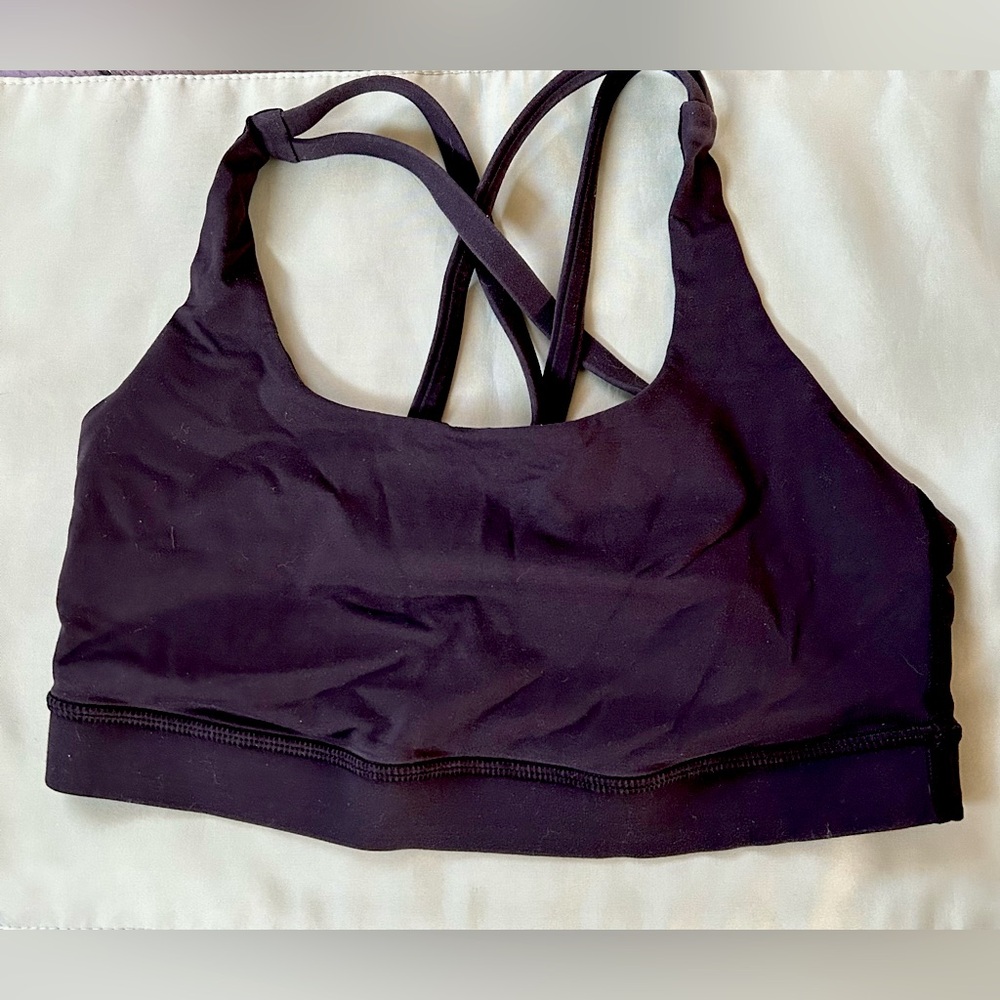 Black Lululemon Sports Bra size 6